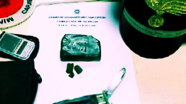 La droga sequestrata dai Carabinieri.