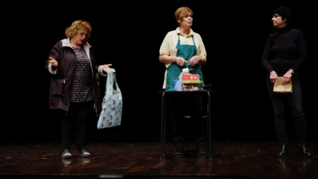 Una scena del corto "La rapina"