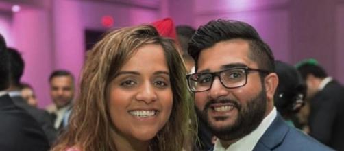 Kooner, pictured with her fiancée, is a birthright Canadian citizen with a Canadian passport. [Photo via Manpreet Kooner/CBC News]