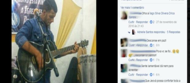 Cantor é brutalmente assassinado na Bahia Cantor é brutalmente assassinado na Bahia