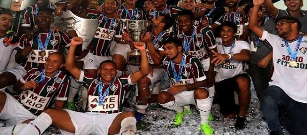 Fluminense festeja décima Taça Guanabara de sua história (Foto: Site Oficial da Conmebol) Fluminense festeja décima Taça Guanabara de sua história (Foto: Site Oficial da Conmebol)