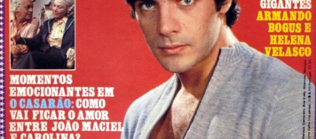Mário Gomes foi capa de muitas revistas, na década de 1980 Mário Gomes foi capa de muitas revistas, na década de 1980