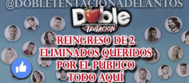 Reingreso de 2 eliminados de DT Reingreso de 2 eliminados de DT