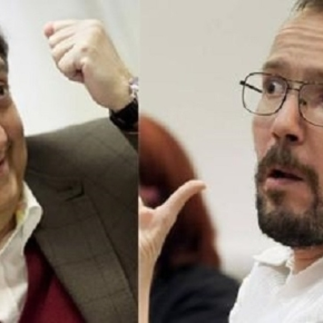 Federico Jiménez Losantos y Pablo Echenique.