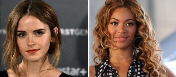 Guerra entre beldades: Emma Watson e Beyoncé Guerra entre beldades: Emma Watson e Beyoncé
