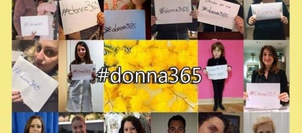 L'hashtag #donna365 al centro della campagna L'hashtag #donna365 al centro della campagna