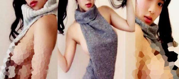 Modelo japonesa posta fotos com o casaco mais revelador que você já viu Modelo japonesa posta fotos com o casaco mais revelador que você já viu