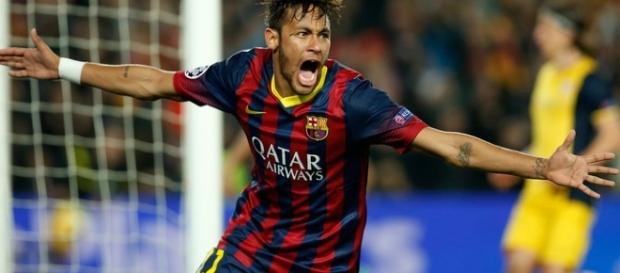 Neymar é o destaque em jogo histórico na Champions League Neymar é o destaque em jogo histórico na Champions League
