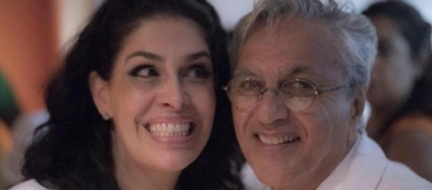 Paula Lavigne e seu marido, o cantor Caetano Veloso Paula Lavigne e seu marido, o cantor Caetano Veloso