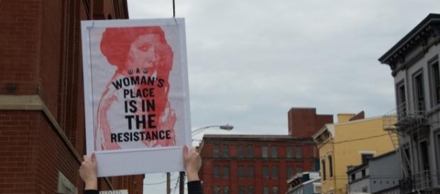Taken by the writer at the Women's March on Cincinnati (January 2017). Taken by the writer at the Women's March on Cincinnati (January 2017).