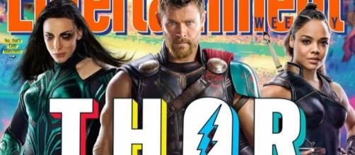 "Thor: Ragnarok" - Chris Hemsworth cuts off hair for character's new look. / Photo from 'Digital Spy' - digitalspy.com