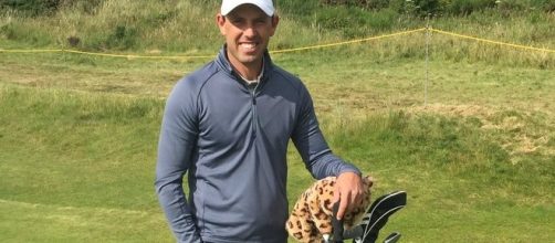 Charl Schwartzel of South Africa was hurt in the tournament's pro-am event. Twitter