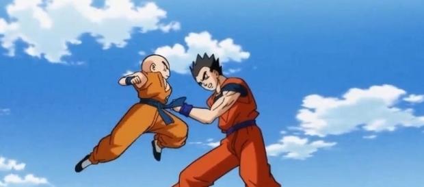 Gohan querrá comprobar con sus propias manos lo que Goku le dijera sobre Krillin. Gohan querrá comprobar con sus propias manos lo que Goku le dijera sobre Krillin.