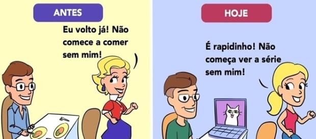 Mudanças no comportamento das pessoas Mudanças no comportamento das pessoas