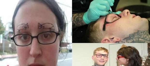 Pessoas que escolheram desenhos diferentes para tatuar Pessoas que escolheram desenhos diferentes para tatuar