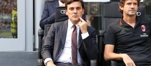 Vincenzo Montella, allenatore del Milan. Prossimamente potrebbe avere in rosa Cesc Fabregas