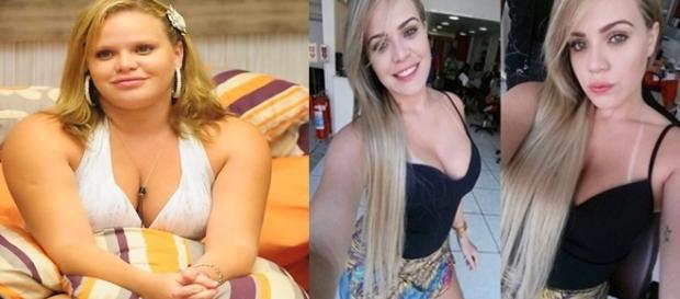 Antes e depois da ex-BBB Paulinha Leite Antes e depois da ex-BBB Paulinha Leite