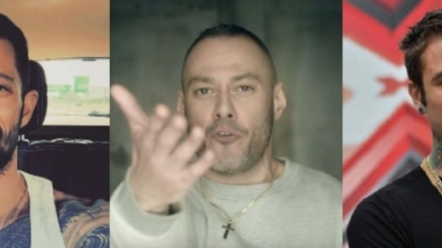 Da sinistra a destra: Nesli, Fabri Fibra e Fedez