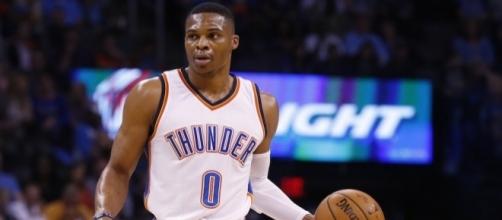 Russell Westbrook made NBA history on Sunday while two of his peers also hit triple-doubles. [Image via Blasting News image library/inquisitr.com]