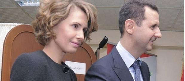 Bashar al-Assad, presidente da Síria e sua esposa Asma al-Assad Bashar al-Assad, presidente da Síria e sua esposa Asma al-Assad