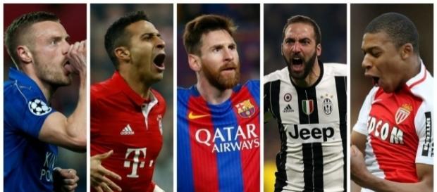 Champions League quarter-finals (photo via eurosport.com) Champions League quarter-finals (photo via eurosport.com)