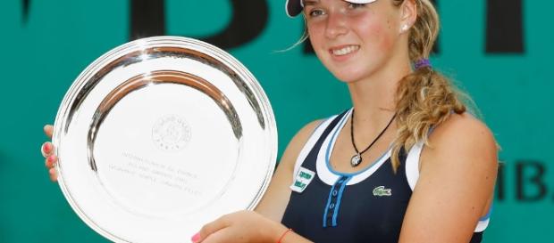 Elina Svitolina is seeking to match this pose at the French Open 2017 to deservedly capture her 1st Grand Slam - picture courtesy of zimbio.com Elina Svitolina is seeking to match this pose at the French Open 2017 to deservedly capture her 1st Grand Slam - picture courtesy of zimbio.com