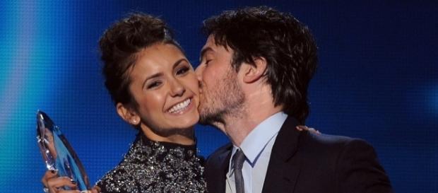 Ian Somerhalder proves he's still friends with ex Nina Dobrev. Nikki Reed not happy about it? (via Blasting News library) Ian Somerhalder proves he's still friends with ex Nina Dobrev. Nikki Reed not happy about it? (via Blasting News library)