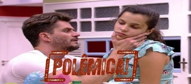 Marcos teria agredido Emilly durante discussão Marcos teria agredido Emilly durante discussão