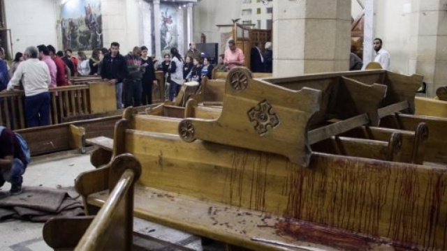 Un immagine di uno degli attentati in Egitto avvenuto ieri (foto Agensir)