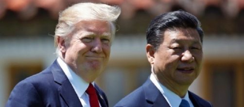 Il presidente americano Donald Trump insieme al leader cinese Xi Jinping