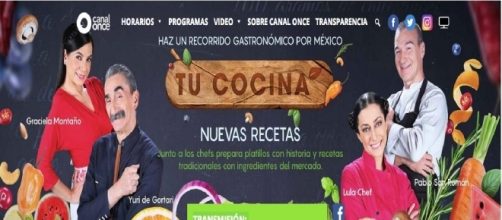 Tomada de Canal 11. Programa "Tu cocina"