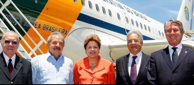Ex-presidentes juntos sendo investigados Ex-presidentes juntos sendo investigados