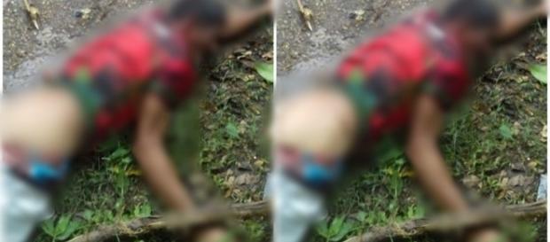 Homem é espancado por populares Homem é espancado por populares
