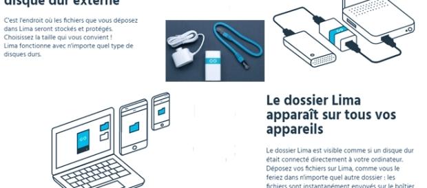 Le connecteur Lima doit être alimenté (en prise directe) et son interface est restée en USB 2.0 Le connecteur Lima doit être alimenté (en prise directe) et son interface est restée en USB 2.0