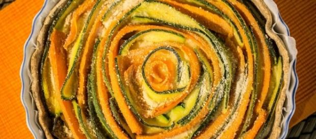 Torta Salata di verdure vegana Torta Salata di verdure vegana