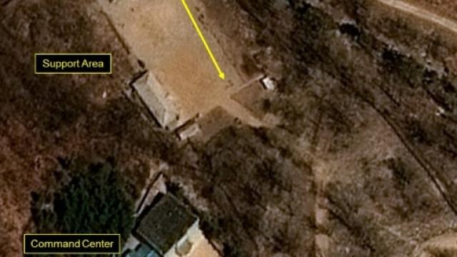 La base di Punggye-re in Corea del Nord dove si svolgono i test nucleari. Foto di ''Repubblica''.