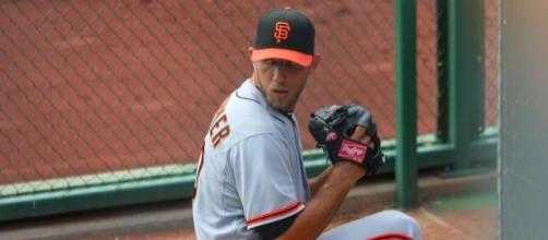 Madison Bumgarner suffered injuries in a dirt bike accident. Photo: wikimedia