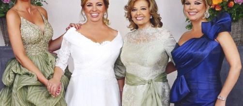 María Teresa Campos y Rocío Carrasco, espectaculares en la boda de ... - europapress.es