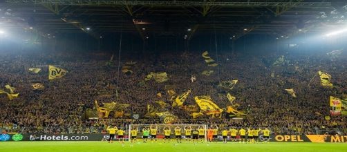 Il pubblico del Borussia Dortmund.