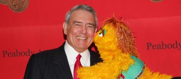 Dan Rather and Kami (the HIV positive muppet) Dan Rather and Kami (the HIV positive muppet)