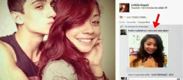 Ex publicou uma foto bastante comprometedora da jovem Ex publicou uma foto bastante comprometedora da jovem
