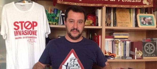 Il leader della Lega, Matteo Salvini Il leader della Lega, Matteo Salvini