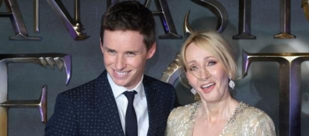 File Footage of J.K Rowling and Eddie Redmayne at Fantastic Beasts and Where To Find Them Premier. File Footage of J.K Rowling and Eddie Redmayne at Fantastic Beasts and Where To Find Them Premier.