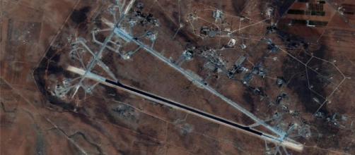 La base aerea siriana di Idlib (foto leggo.it)