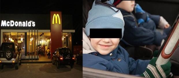 Criança de 8 anos pegou no carro dos pais e foi com a irmã comer um lanche Criança de 8 anos pegou no carro dos pais e foi com a irmã comer um lanche
