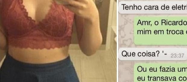 Foi através de uma foto enviada pelo WhatsApp que Jackie entregou tudo Foi através de uma foto enviada pelo WhatsApp que Jackie entregou tudo