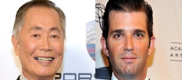 George Takei, Donald Trump Jr., via Twitter George Takei, Donald Trump Jr., via Twitter