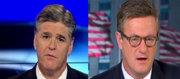 Sean Hannity, Joe Scarborough, via Twitter Sean Hannity, Joe Scarborough, via Twitter