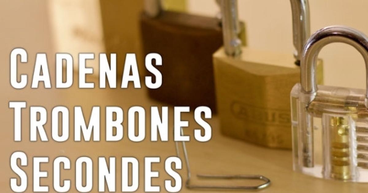 Comment crocheter un cadenas en 3 secondes avec 2 trombones.