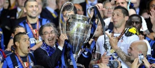 Massimo Moratti con la Champions League conquistata il 22 maggio 2010